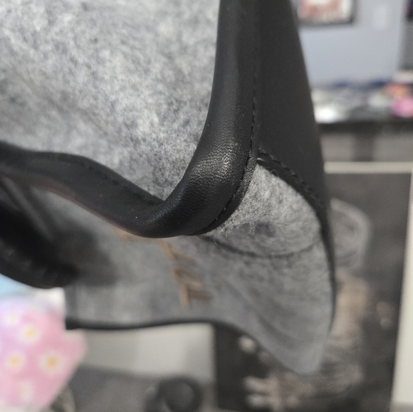 Marc Jacobs Gray The Tote Bag Flannel Wool - Picture 4 of 9